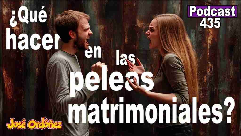 ¿Qué hacer con las peleas matrimoniales?