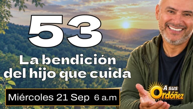 La bendición del hijo que cuida