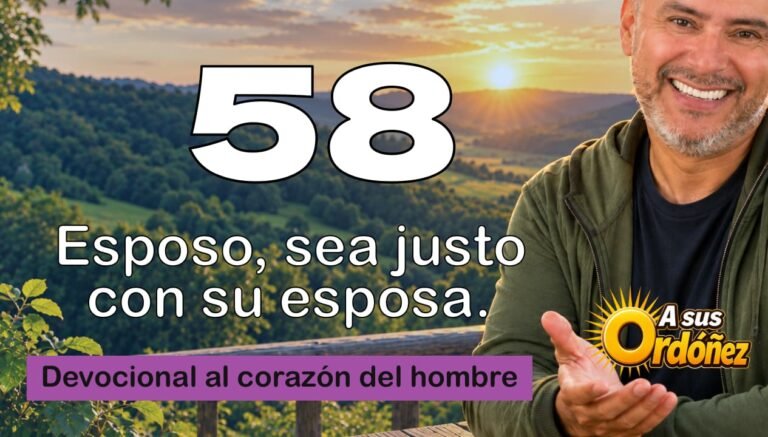 Esposo, sea justo con su esposa