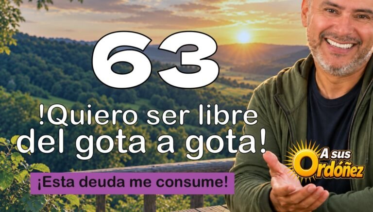 Quiero ser libre del gota a gota